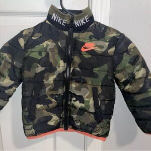 Toddler Nike Camouflage Puffer Jacket
